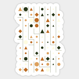 Amazing Geometric Animated Pattern #17 Sticker